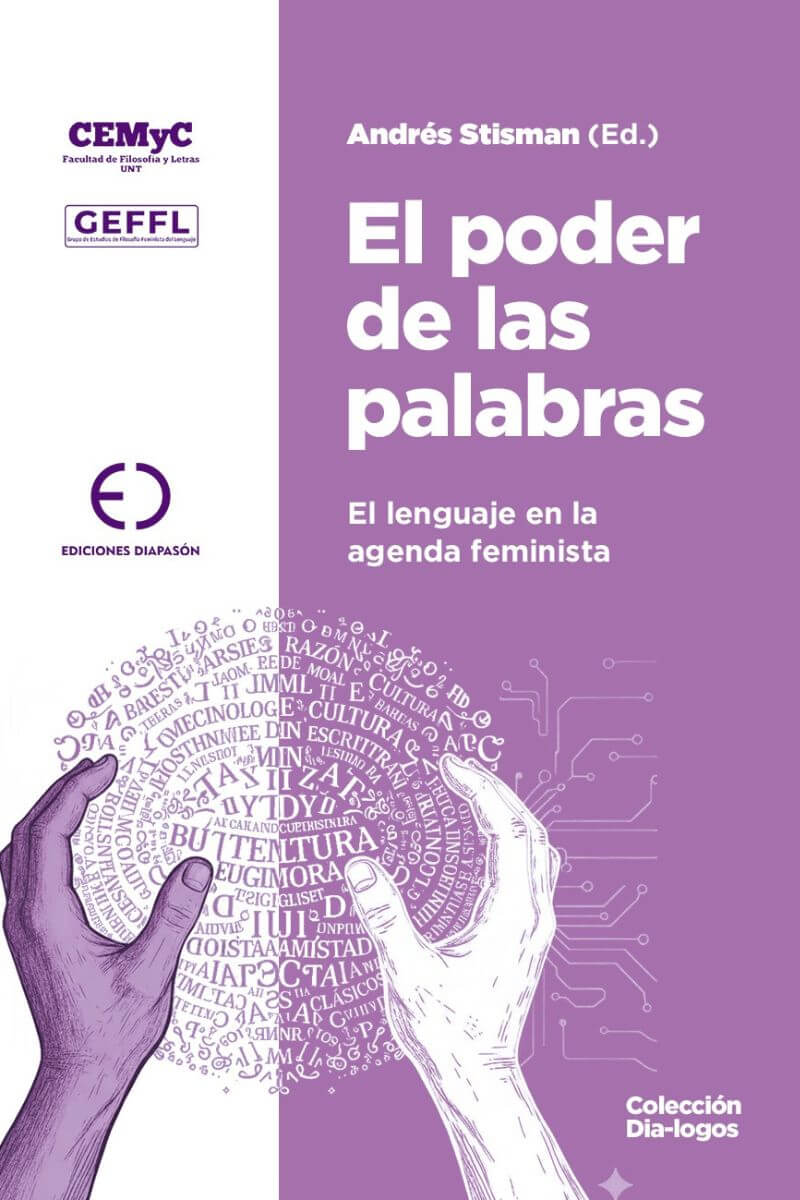 1 Portada del libro El poder de las palabras, una de las publicaciones destacadas de Ediciones Diapasón, editorial independiente en Mar del Plata.