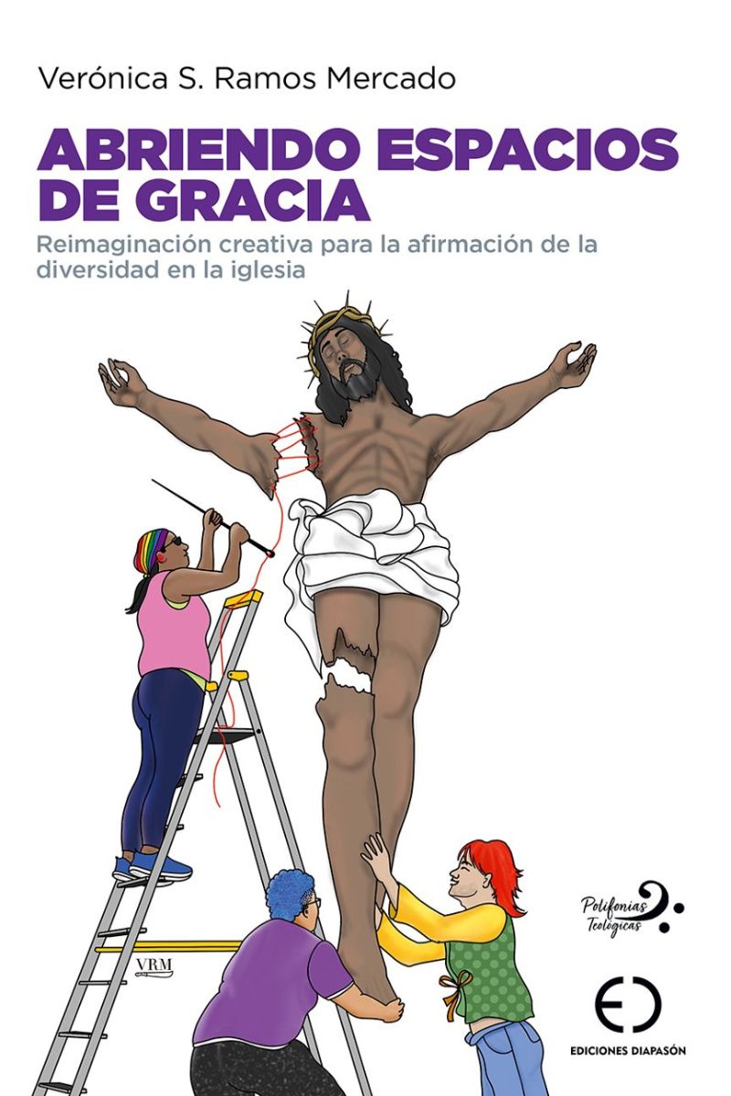 Portada del libro Abriendo espacios de gracia, una de las publicaciones destacadas de Ediciones Diapasón, editorial independiente en Mar del Plata.